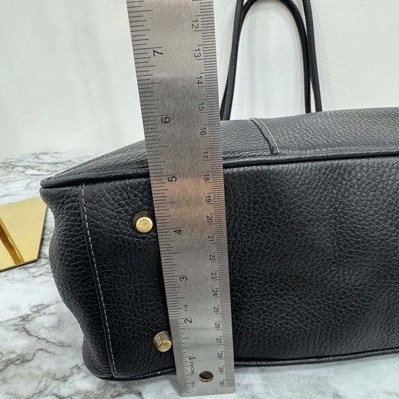 Cristian Genuine Leather Black Tote Bag – Made in Italy - Picture 10 of 10